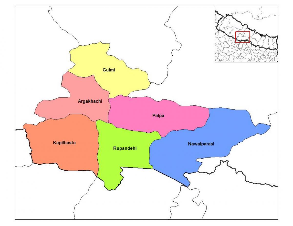 Carte de rupandehi népal