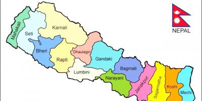 Népal nouvelle carte