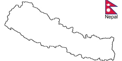 Carte de dessiner un népal