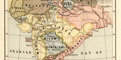 Carte du népal avant 1816