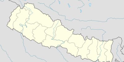 Carte de vecteur népal