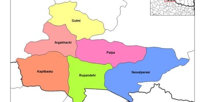 Carte de rupandehi népal
